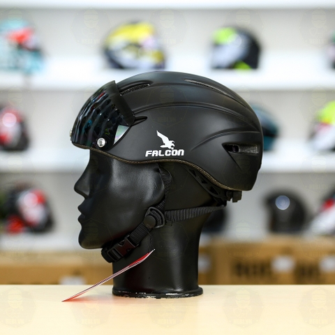 Nón Thể Thao POC Falcon City Đen Nhám FREESHIP