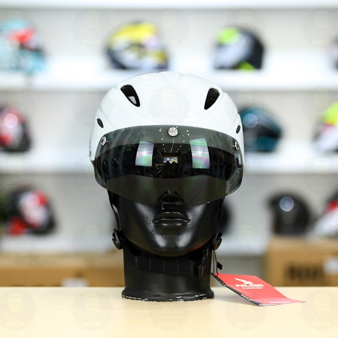 Nón Thể Thao POC Falcon City Trắng Bóng  FREESHIP