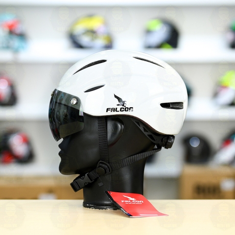 Nón Thể Thao POC Falcon City Trắng Bóng  FREESHIP