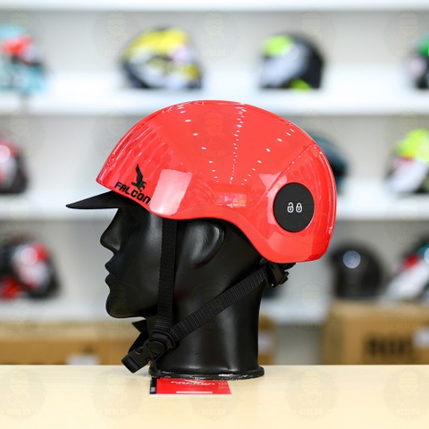 Nón Thể Thao POC Falcon F05 Đỏ Carot Bóng FREESHIP