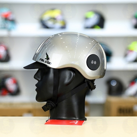 Nón Thể Thao POC Falcon F05 Xám Titanium Bóng FREESHIP