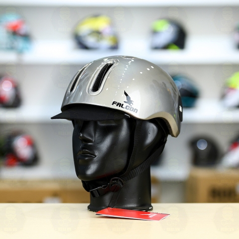 Nón Thể Thao POC Falcon F05 Xám Titanium Bóng FREESHIP