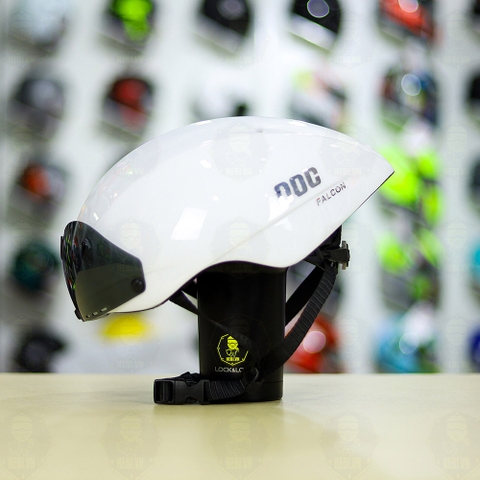 Poc Falcon Trắng Bóng Freesize FREESHIP