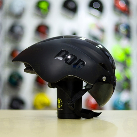 Nón POC P01 Đen nhám FREESHIP