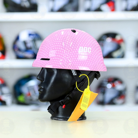 Nón thể thao POC PK02 FREESHIP - Hồng Chấm Bi