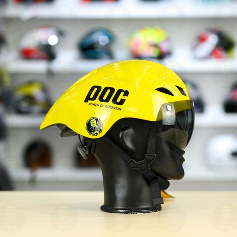 Nón Thể Thao POC P01 Freesize FREESHIP - Vàng Bóng