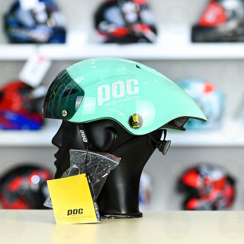 Nón POC P01 Freesize FREESHIP - Xanh Ngọc