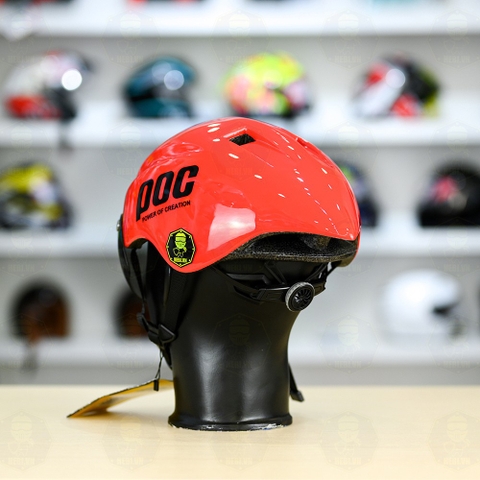 Nón Thể Thao POC P01 FREESHIP - Đỏ Carot Bóng