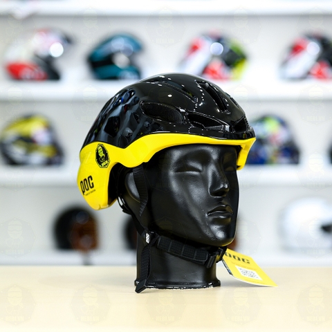 Nón Thể Thao POC P02 Đen Vàng Bóng  FREESHIP