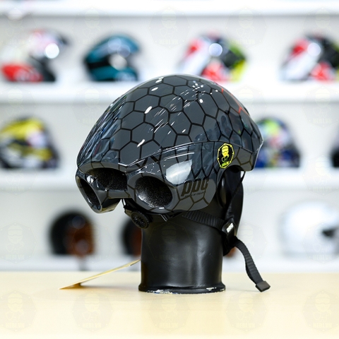 Nón Thể Thao POC P02 Tổ Ong Đỏ Bóng FREESHIP