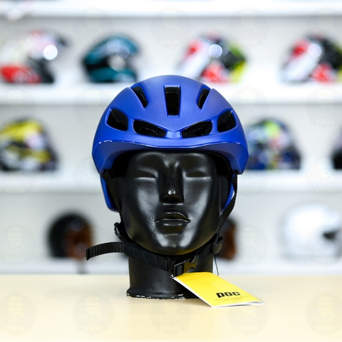 Nón Thể Thao POC P02 Đen Xanh Dương Nhám FREESHIP