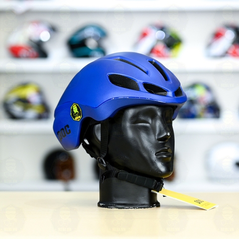 Nón Thể Thao POC P02 Đen Xanh Dương Nhám FREESHIP