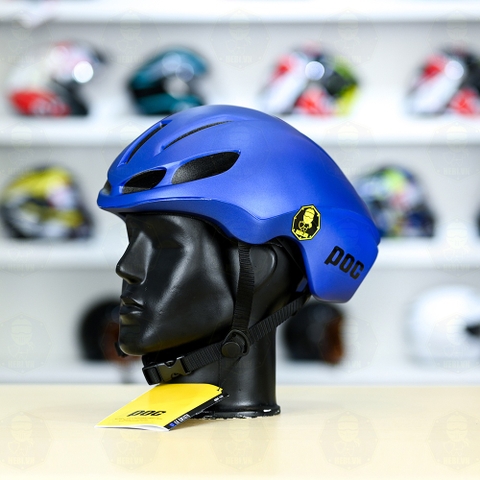 Nón Thể Thao POC P02 Đen Xanh Dương Nhám FREESHIP