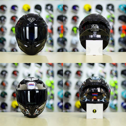 Tem Decal Honda Winner Xám Đen Cho Yohe 978 plus & Roc 01 - Không Nón - FREESHIP