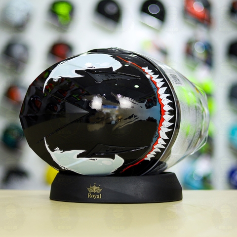 Mũ 3/4 Zeus 205 + Dán Tem Venom V2 Freeship