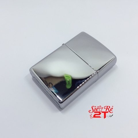 Vỏ Zippo Chrome HP 250 Chính Hãng Mỹ - Chrome Bóng (Newbox)