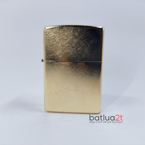 Zippo Gold Dust 207G - Zippo Chính Hãng Vàng Xước Bụi