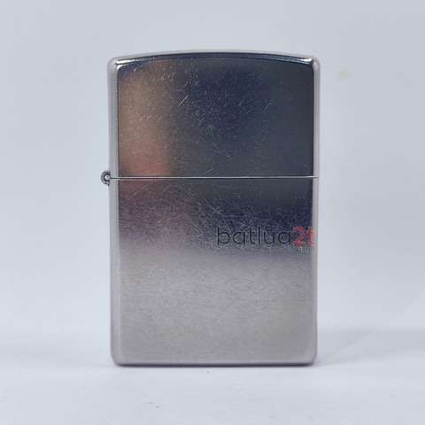 Zippo Street Chrome 207 - Zippo Chính Hãng Mỹ Mạ Chrome Xi Bụi (New Fullbox)