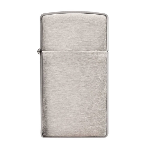 Zippo Slim Brush Chrome 1600 - Zippo Bản Nhỏ mạ Chrome Phay Xước