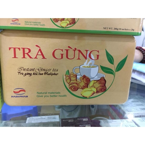 Trà gừng cao cấp Hadiphar
