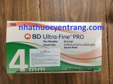 Đầu kim tiêm BD Ultra Fine Pro 32G