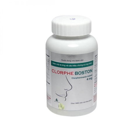 Clorphe Boston 4mg (1000 viên)