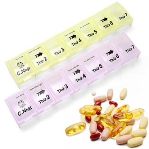 Hộp chia liều thuốc 7 ngăn