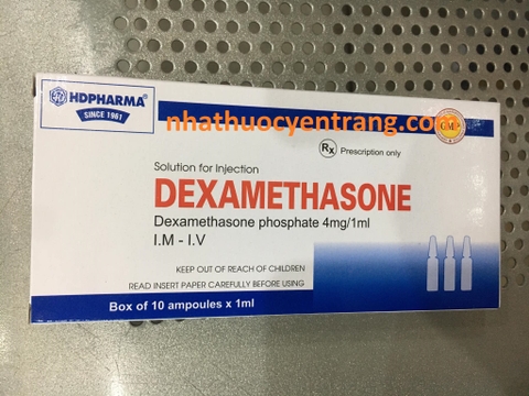 Dexamethasone 4mg/1ml (10 ống)