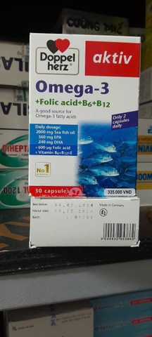 Viên dầu cá Aktiv Omega-3 Doppel Herz