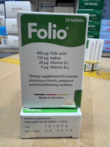 Folio xanh (30 viên)