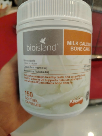 BioIsland Milk Calcium Bone Care 150 viên