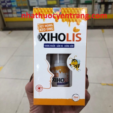Xịt họng keo ong Xiholis