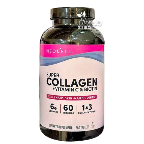 Neocell Super Collagen + Vitamin C & Biotin 360 viên