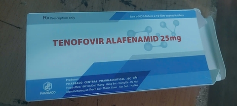 Tenofovir Alafenamid 25mg Pharbaco
