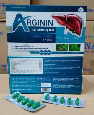 Arginin Cucumin Xạ Đen