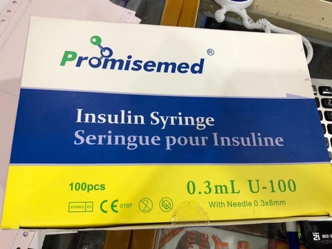 Kim tiêm tiểu đường Promisemed 0.3ml 100 IU