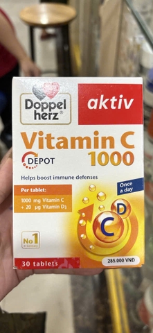 Doppel Herz Vitamin C 1000 Depot 30 viên