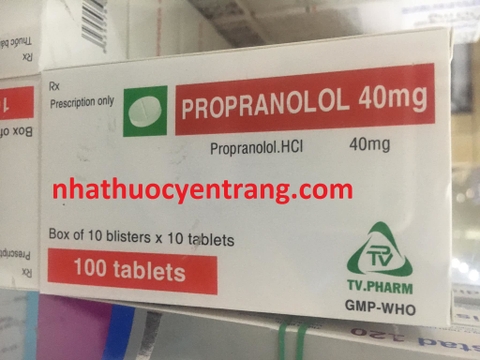 Propranolol 40mg