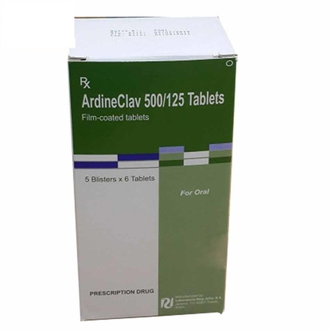 ArdineClav 500/125mg tablets