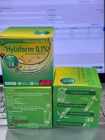 Hylaform 0.1% 1ml