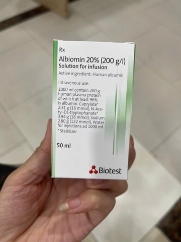 Albiomin 20% Biotest 50ml