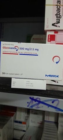 Glucovance 500mg/2.5mg