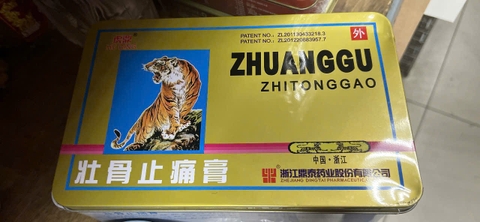 Cao Dán Con Cọp Zhuanggu Plaster (1 gói 4 miếng dán)