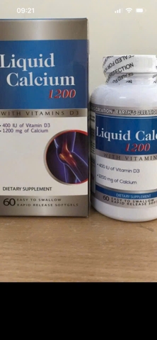 EARTH’S CREATION LIQUID CALCIUM 1200 60 VIÊN