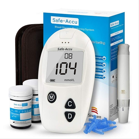 MÁY ĐO ĐƯỜNG HUYẾT SINOCARE SAFE AQ UG