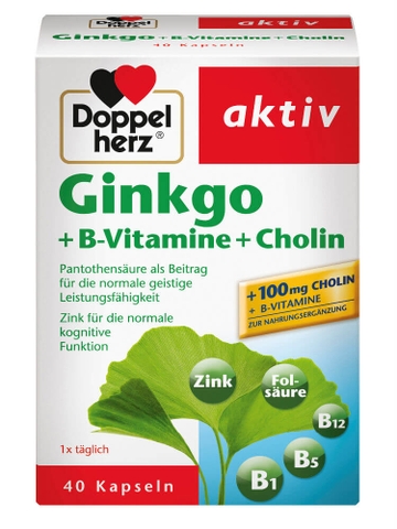 Doppel Herz Ginkgo B-Vitamine Cholin