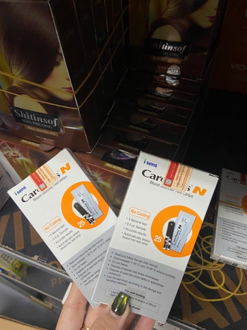 Que thử đường huyết Caresens
