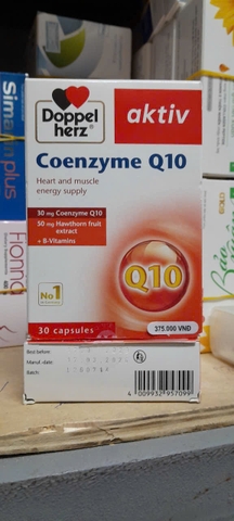 COENZYM Q10 + B - VITAMINE DOPPEL HERZ