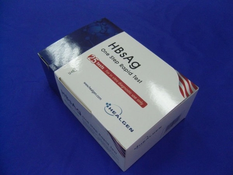 Test nhanh HBsAg (Healgen) - Test viêm gan B