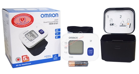 Máy đo huyết áp cổ tay Omron 6161
